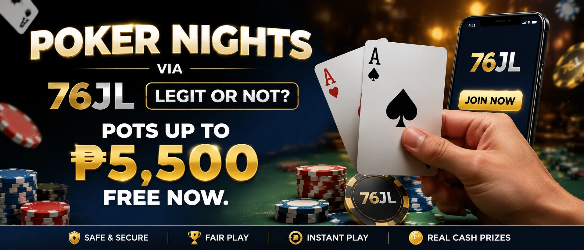 76JL poker banner 1